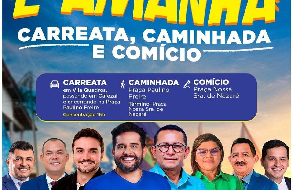 Magalhães Barata se prepara para a maior mobilização popular do município com agenda de Wilson; confira