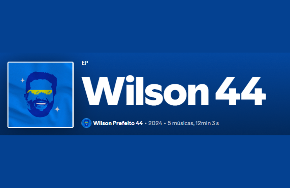 Wilson, candidato à prefeitura de Magalhães Barata, lança a playlist oficial da campanha 44